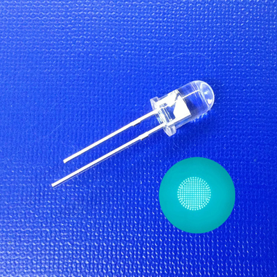 Açık Yuvarlak Lens LED 5mm Mint Yeşil Emisyonlu Diyot Trafik Güvenliği Araç Yolu İşareti