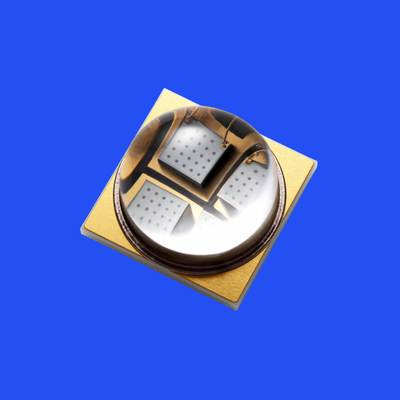 7.0*7.0mm 365-370nm UV LED Diyot 60 Deg Açık Lens UVB LED Diyot