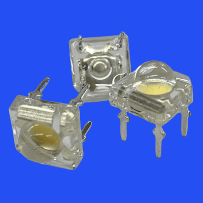 0.5W 6500K Soğuk Beyaz Piranha LED Entegre Zener 80deg 5mm LED Otobüs Kamyon Otomotiv Işıklandırma