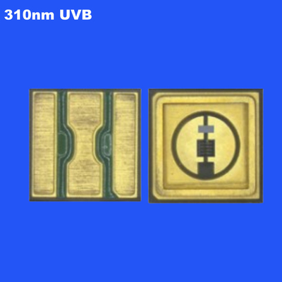 0.6W 310nm UVB 3535 SMD LED Çip Keramik Sızdırma Açık Lens Bitki Büyümesi için 120 derece