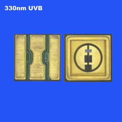 0.6W UVB 330nm 3535 SMD LED Keramik Sıfırlama Yüksek Parlaklık Gücü Su Açık Lens Sterilizasyon için 120 derece